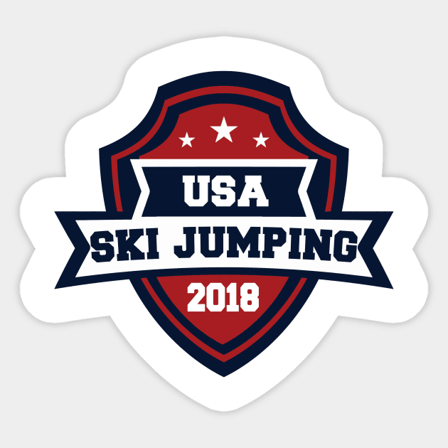 USA Ski Jumping Pyeongchang 2018! Sticker by OffesniveLine